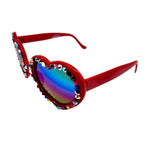 LOLITA CARNIVAL RHINESTONE HEART SUNGLASSES