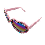 LOLITA CARNIVAL RHINESTONE HEART SUNGLASSES