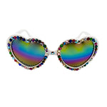 LOLITA CARNIVAL RHINESTONE HEART SUNGLASSES