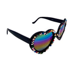 LOLITA CARNIVAL RHINESTONE HEART SUNGLASSES