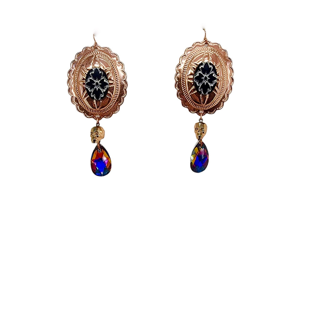 PONDEROSA SEPTEMBER DAWN CONCHO EARRINGS