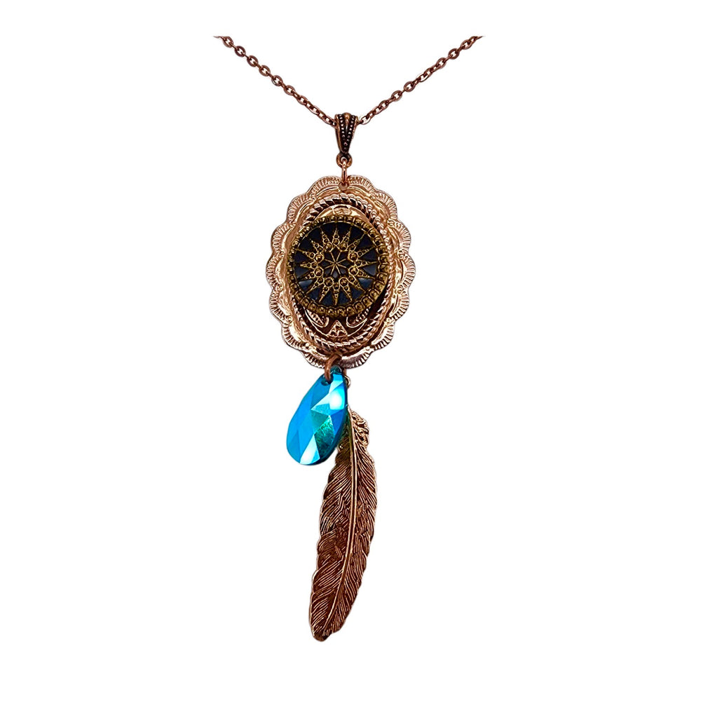 PONDEROSA HIGH NOON CONCHO NECKLACE