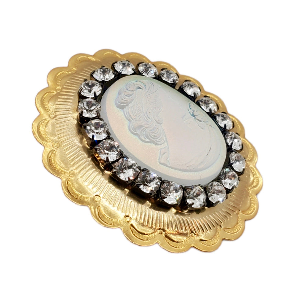 PONDEROSA MOONDUST CAMEO CONCHO RING