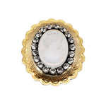 PONDEROSA MOONDUST CAMEO CONCHO RING