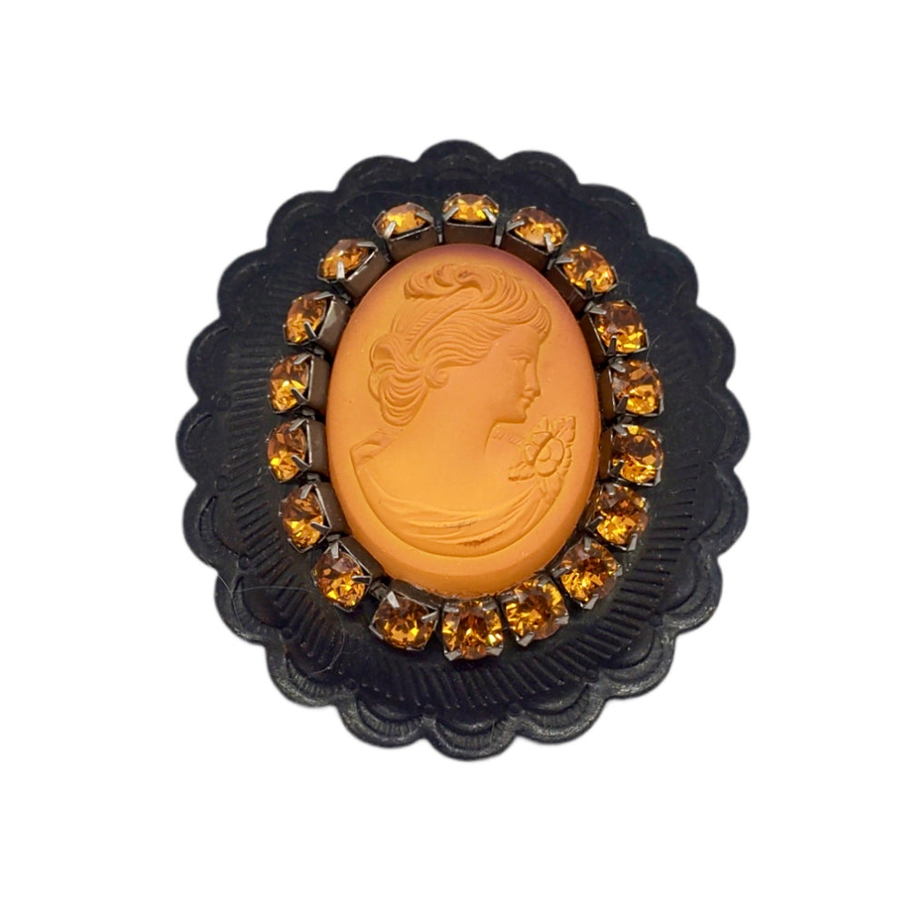 PONDEROSA FIREBIRD CAMEO CONCHO RING