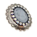 PONDEROSA CRIPPLE CREEK CAMEO CONCHO RING