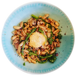 PORCINI BROCCOLINI CAVATELLI CHIPOTLE ALMOND DIP PASTA