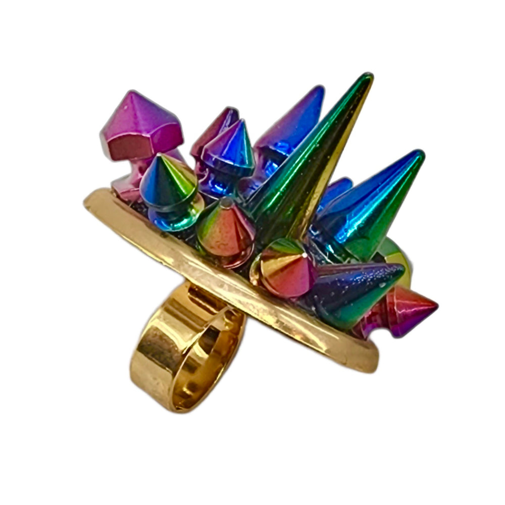 LAFAYETTE SPIKE COCKTAIL RING