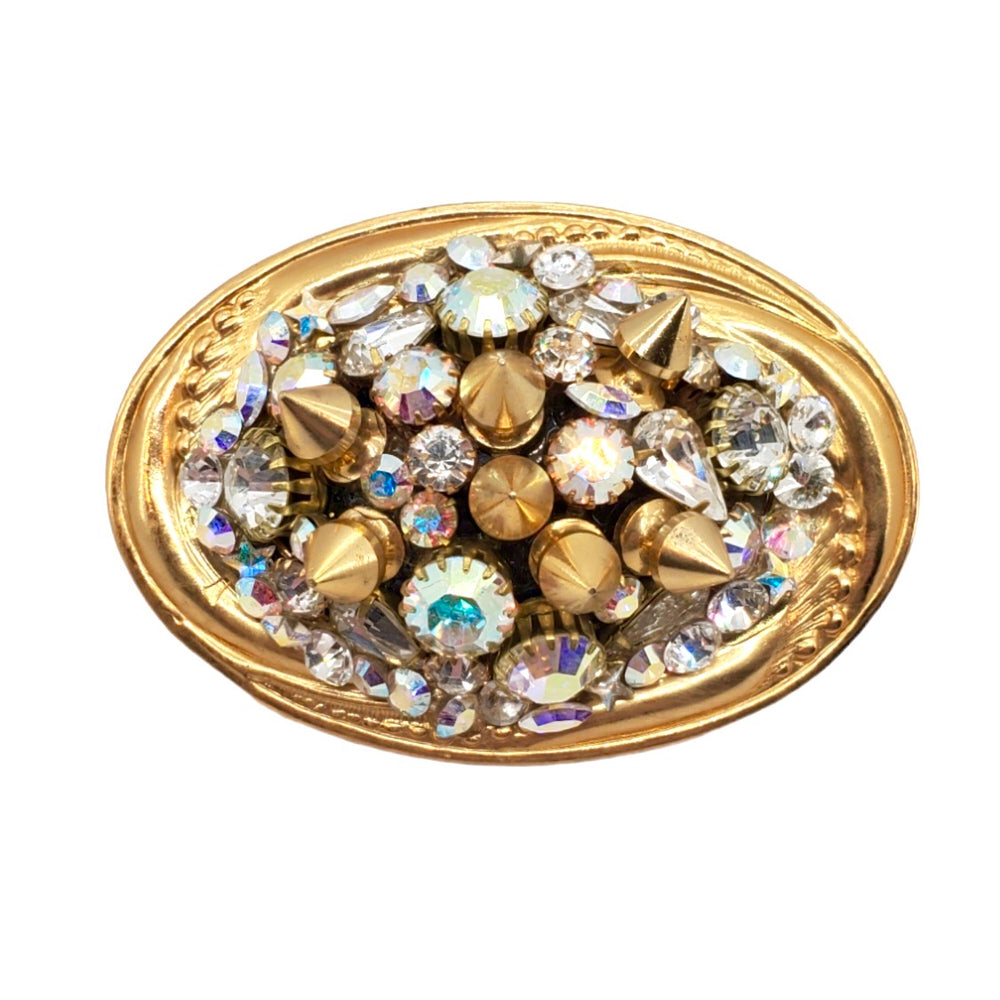 GOLDEN DRAGON SPIKE COCKTAIL RING