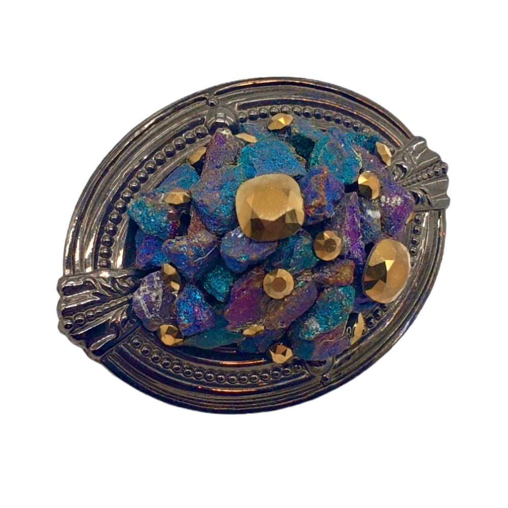 GILDED PEACOCK ROYAL RING