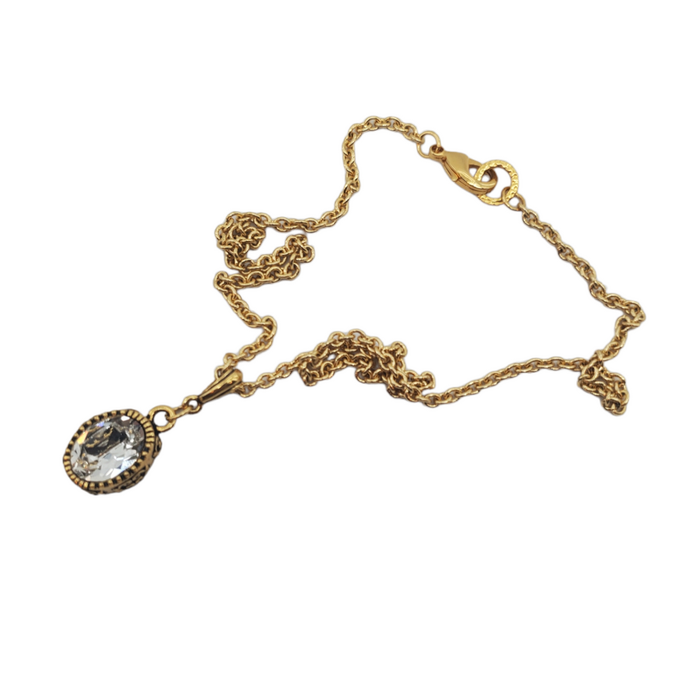 BRILLIANT MOON GOLD DUST NECKLACE