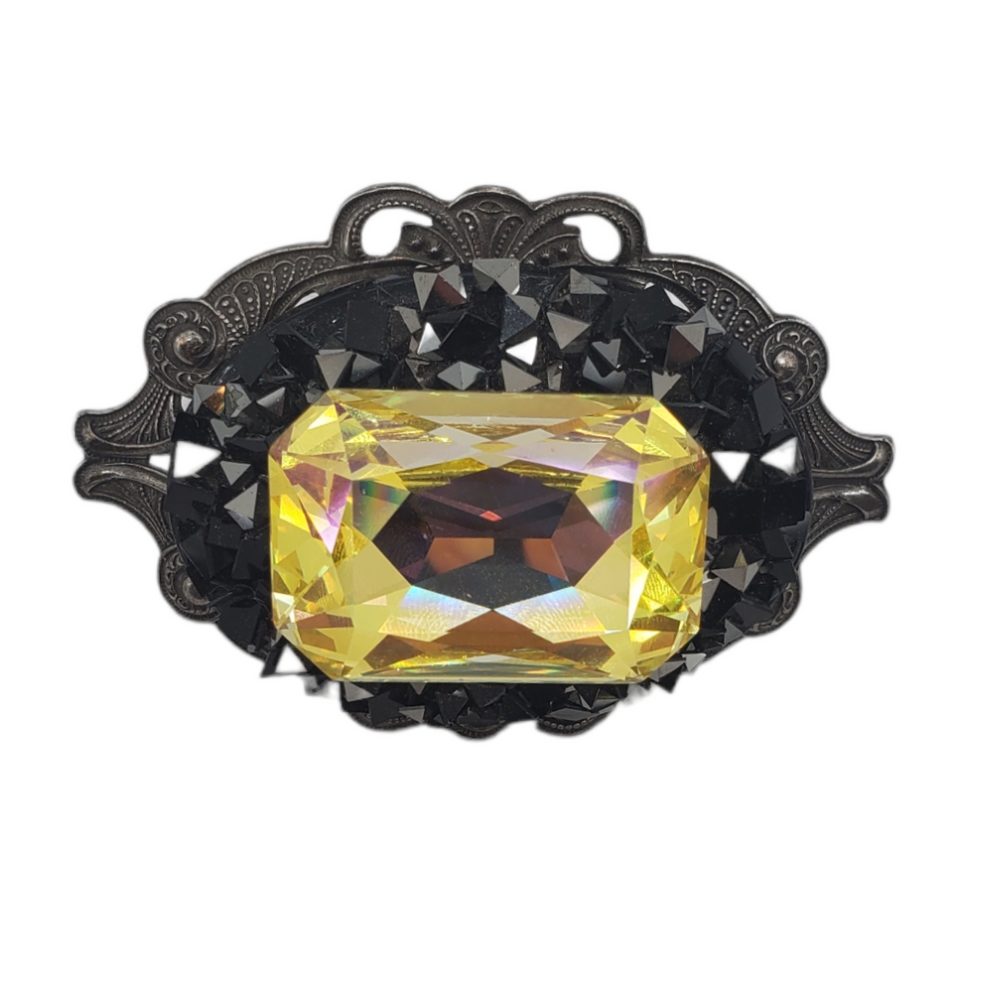 HONEY BUTTER COCKTAIL HEMATITE RING