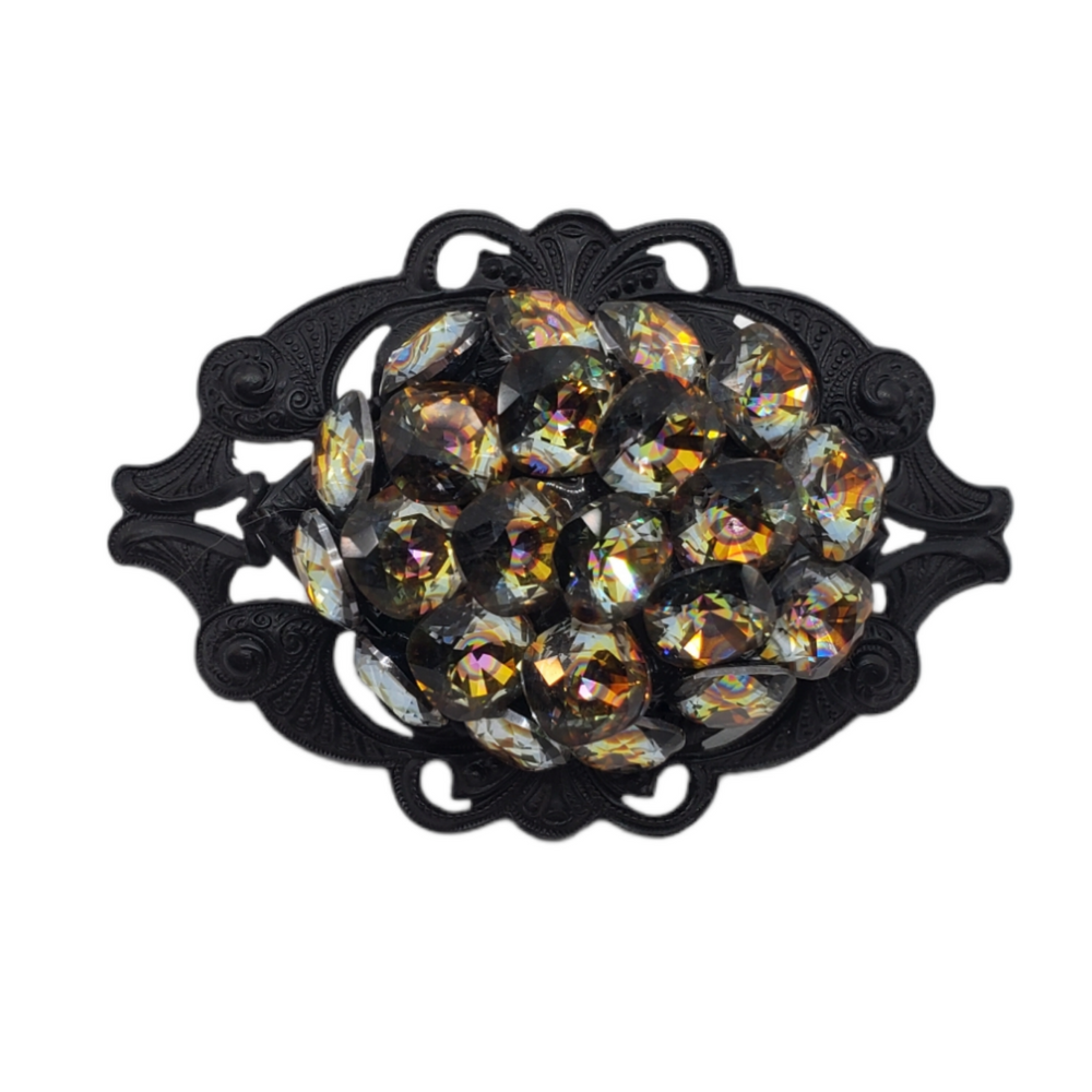 PEACOCK CRYSTAL RING