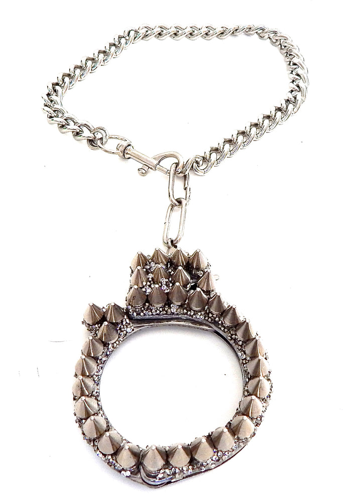 SILVERSKIN SPIKE NECKLACE