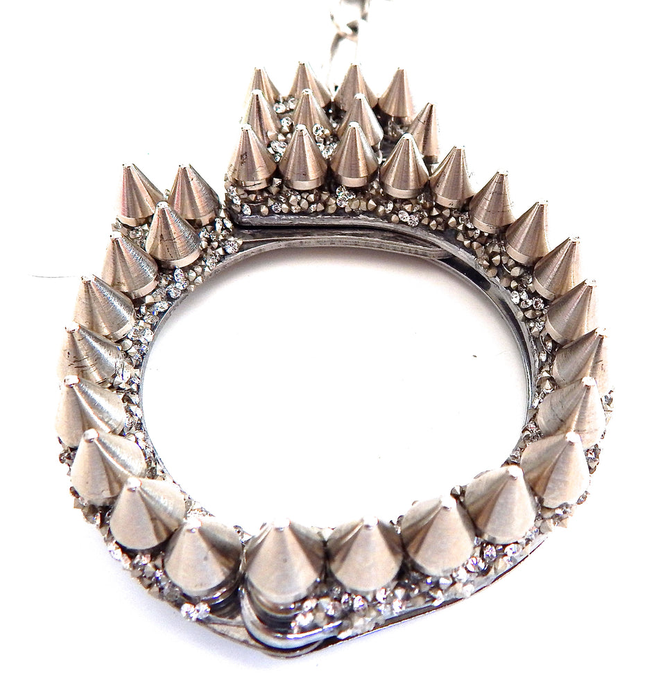 SILVERSKIN SPIKE NECKLACE