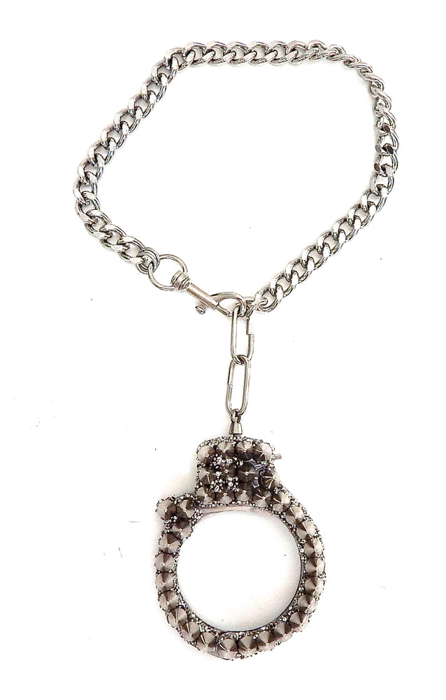 SILVERSKIN SPIKE NECKLACE