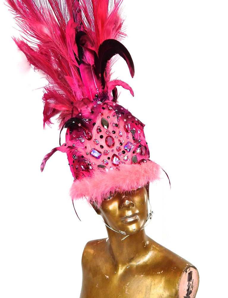 HOT PINK REBELLION SHAKO HAT