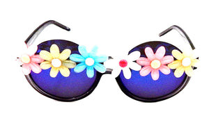 SUMMER OF LOVE SUMMERTIME DAISY ACID PEEKABOO GLASSES