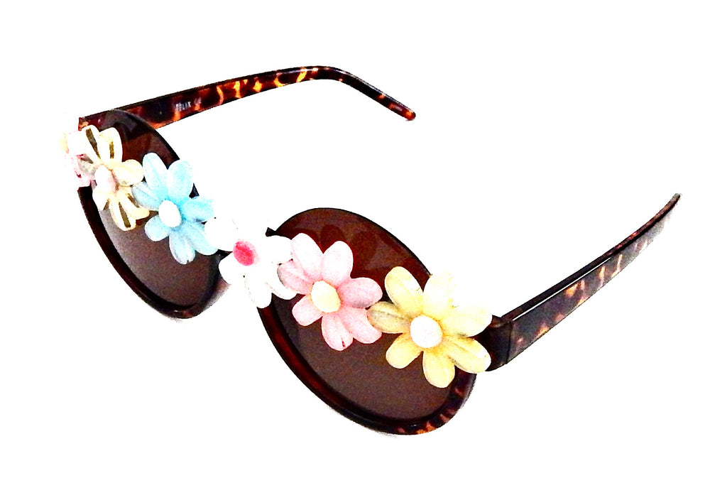 SUMMER OF LOVE SUMMERTIME DAISY PEEKABOO GLASSES