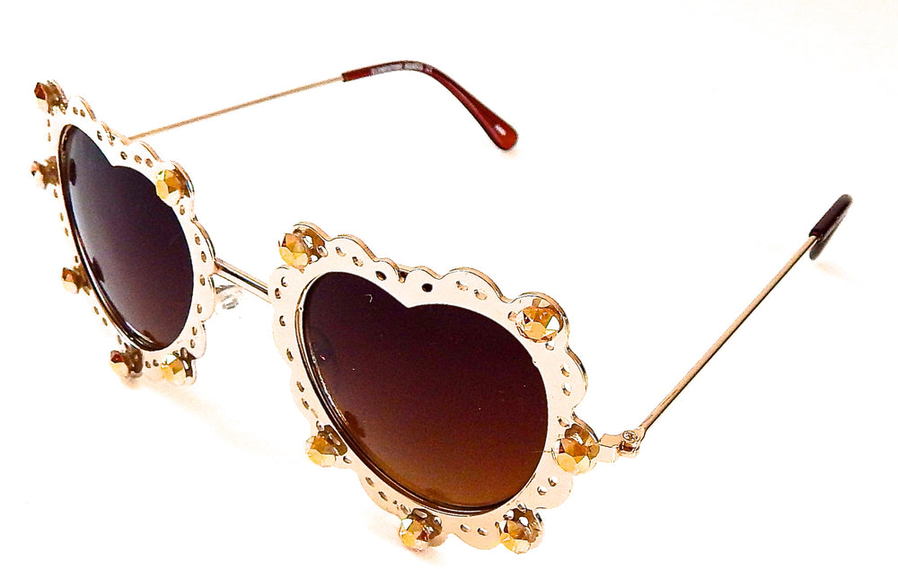 LOVELACE SUNSHINE HEART GLASSES