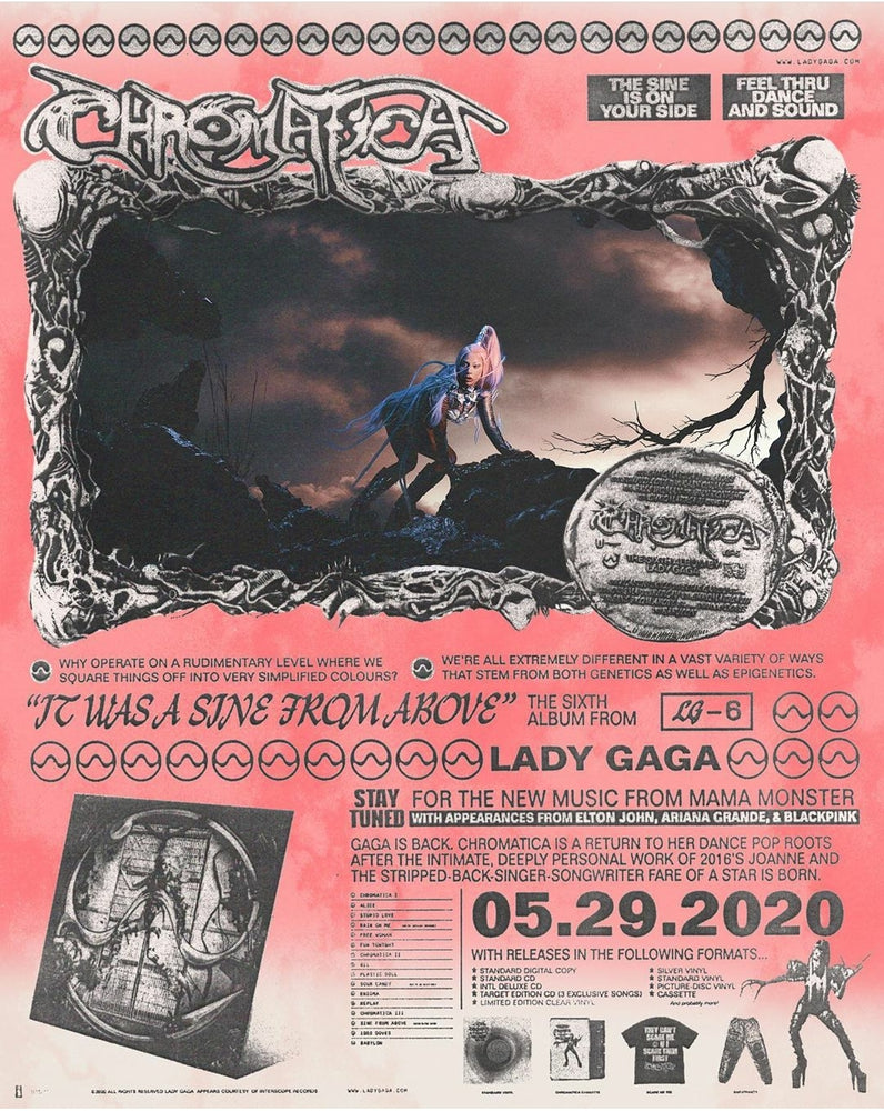 LADY GAGA CHROMATICA ALBUM COVER