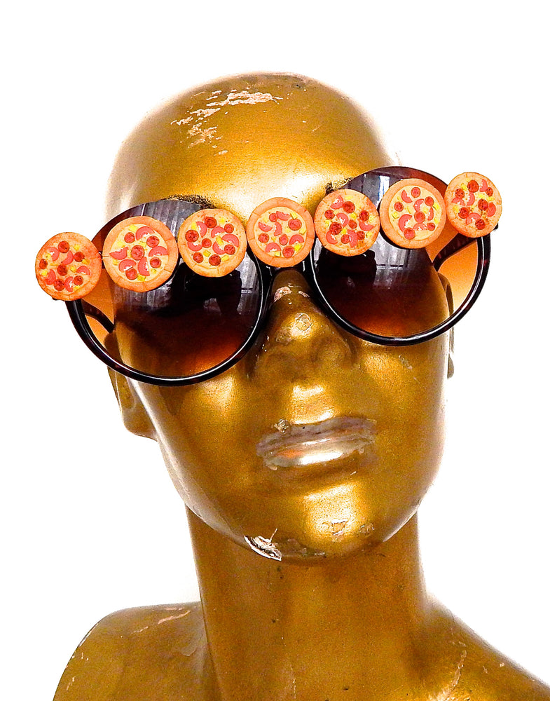 PIZZA PARTY WORKS PIE PEEKABOO GLASSES