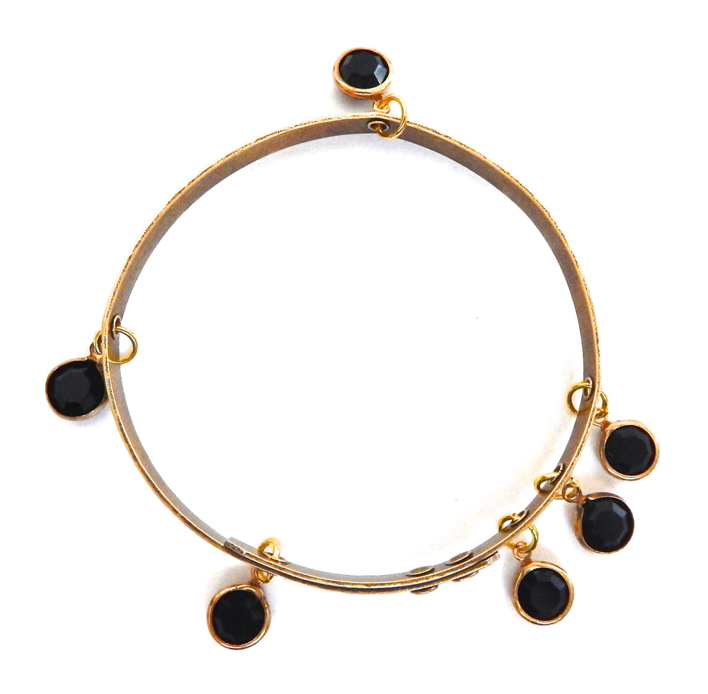 THUNDERBIRD BLACK POWDER LOOKING GLASS BANGLE