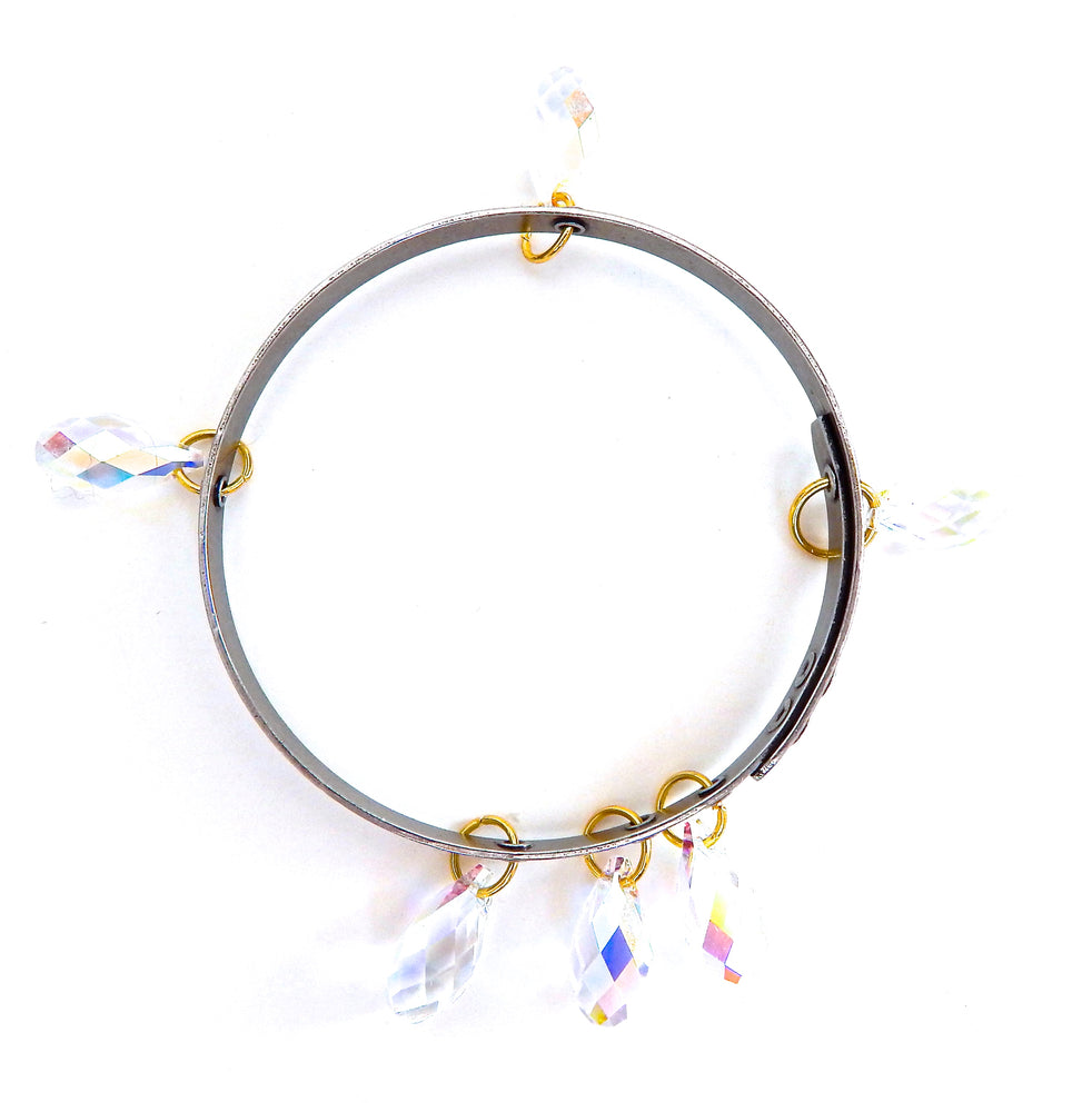 THUNDERBIRD OPAL TEARS BANGLE (SILVER)