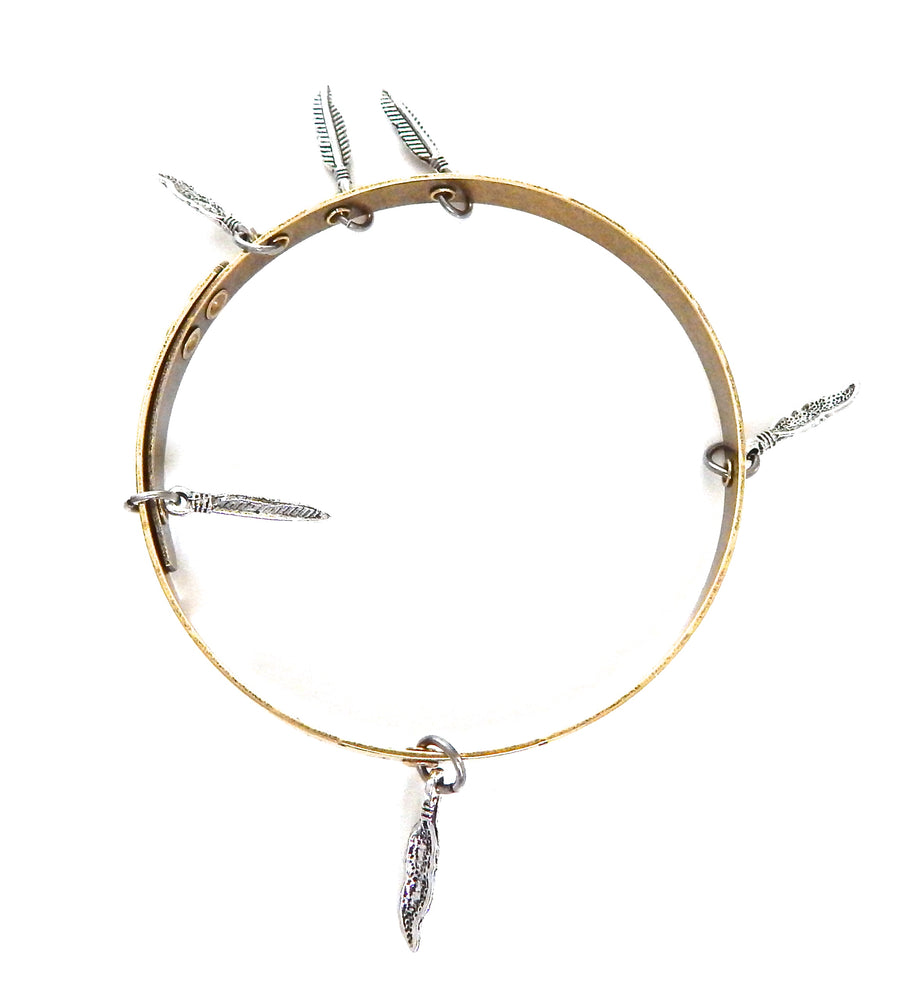 THUNDERBIRD PONY FEATHER BANGLE