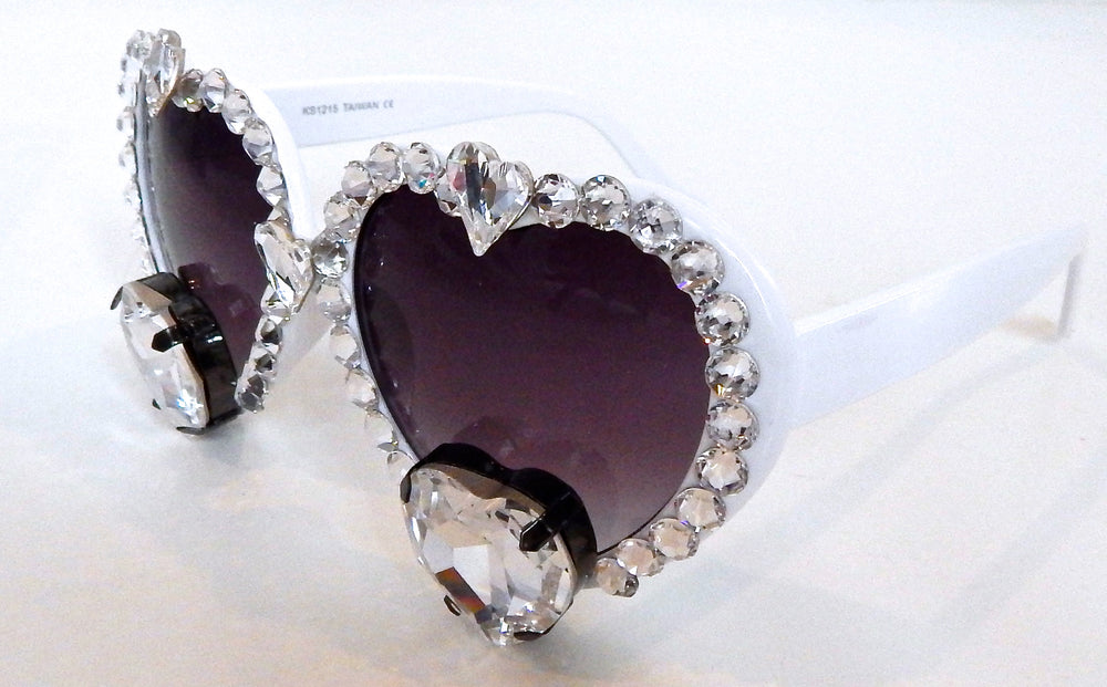 TRUE ROMANCE WHITE MOONDUST LOLITA GLASSES