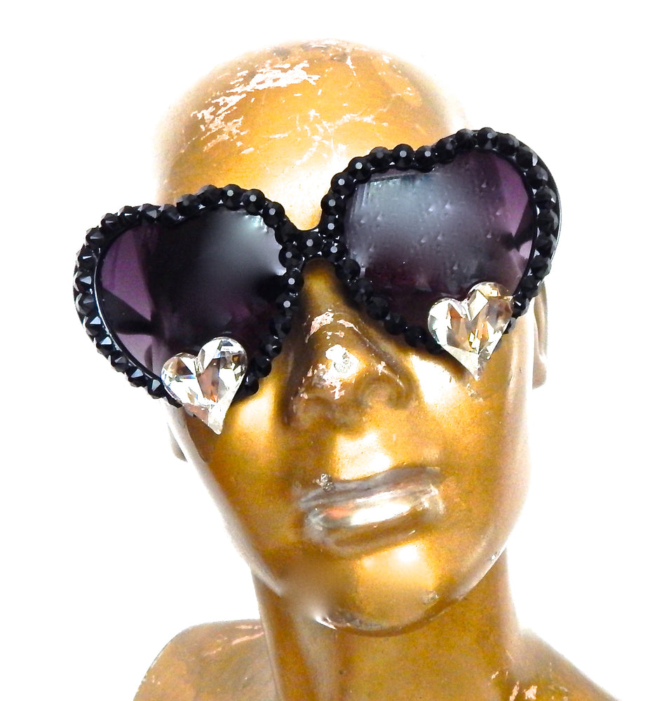 TRUE ROMANCE BLACK STONE LOLITA GLASSES