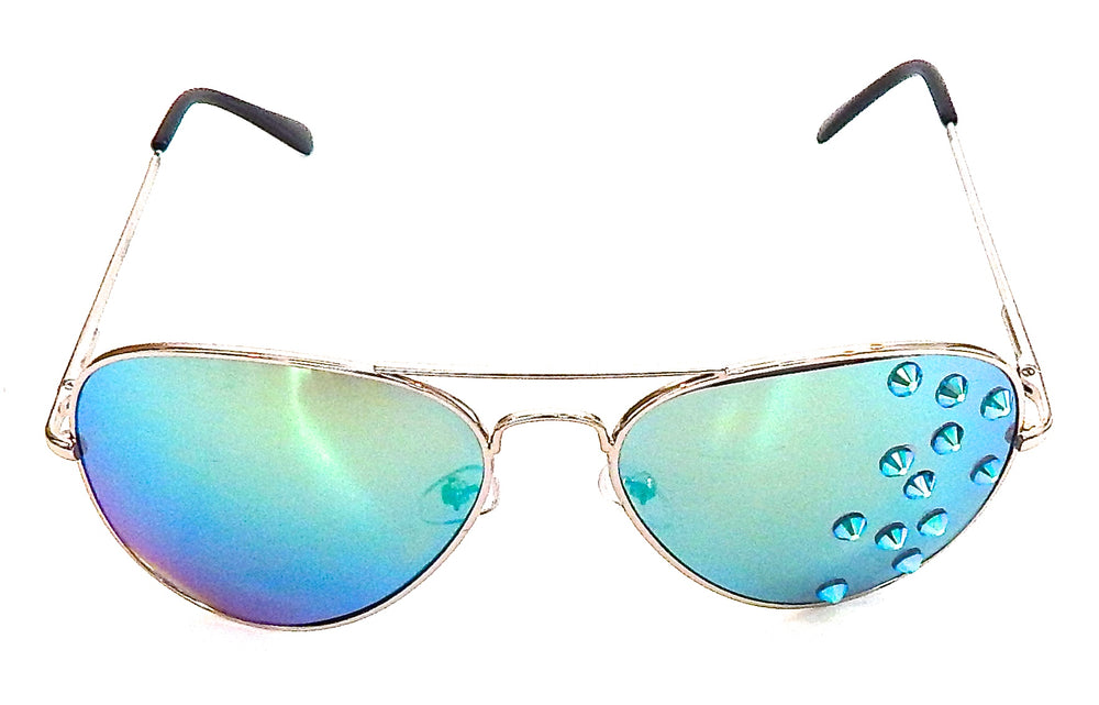 AVIATOR TURQUOISE KING GLASSES