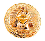 EGYPTIAN GOLD TUTANKHAMUN MOONDUST RING