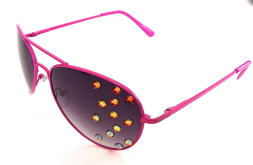 AVIATOR VOLCANO PINK GLASSES
