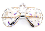 WESTRAY KINGDOM MCQUEEN RHINEST AVIATOR SUNGLASES