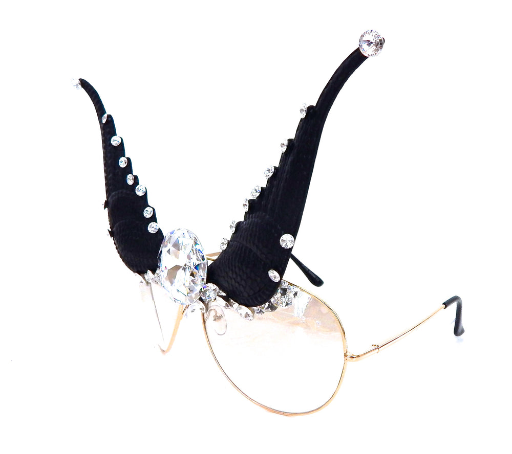 WESTRAY SHADOW PHOENIX RHINESTONE AVIATOR SUNGLASSES