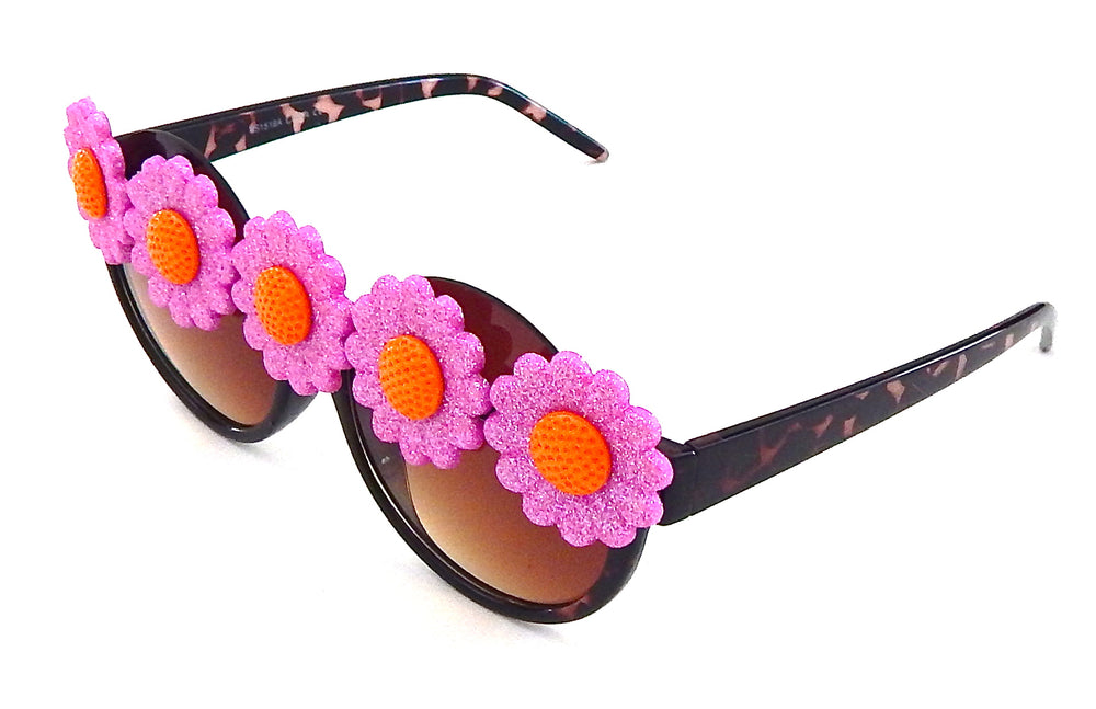 SUMMER OF LOVE CHINA CAT SUNFLOWER PEEKABOO GLASSES