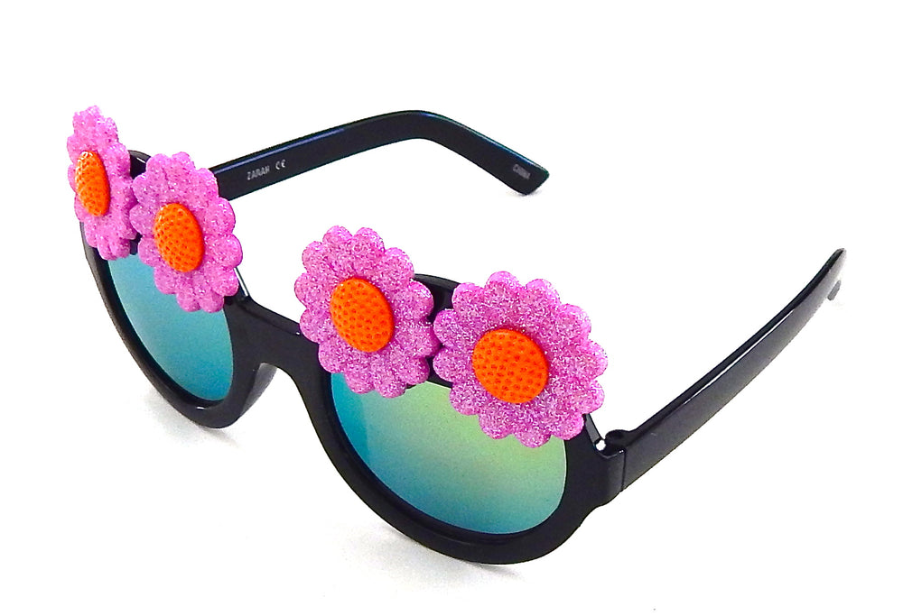 SUMMER OF LOVE CHINA CAT SUNFLOWER WILDE CATERPILLAR GLASSES