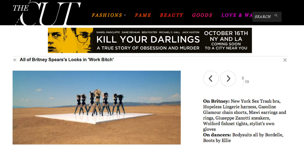 BRITNEY SPEARS "WORK BITCH" VIDEO SEPTEMBER 2013