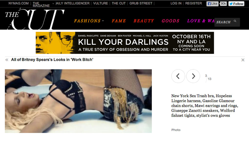 BRITNEY SPEARS "WORK BITCH" VIDEO SEPTEMBER 2013