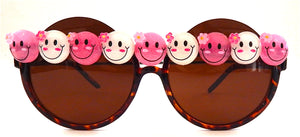 HAPPY PINK PEEKABOO GLASSES