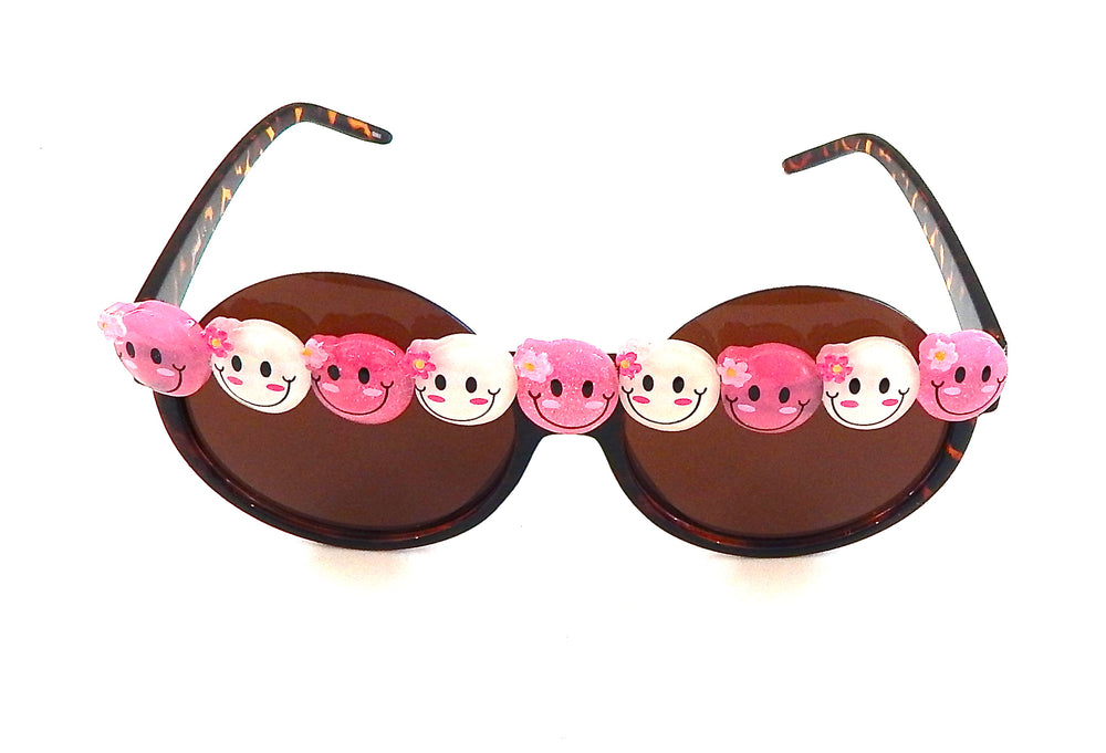 HAPPY PINK PEEKABOO GLASSES
