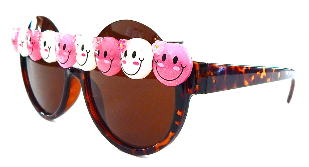HAPPY PINK PEEKABOO GLASSES