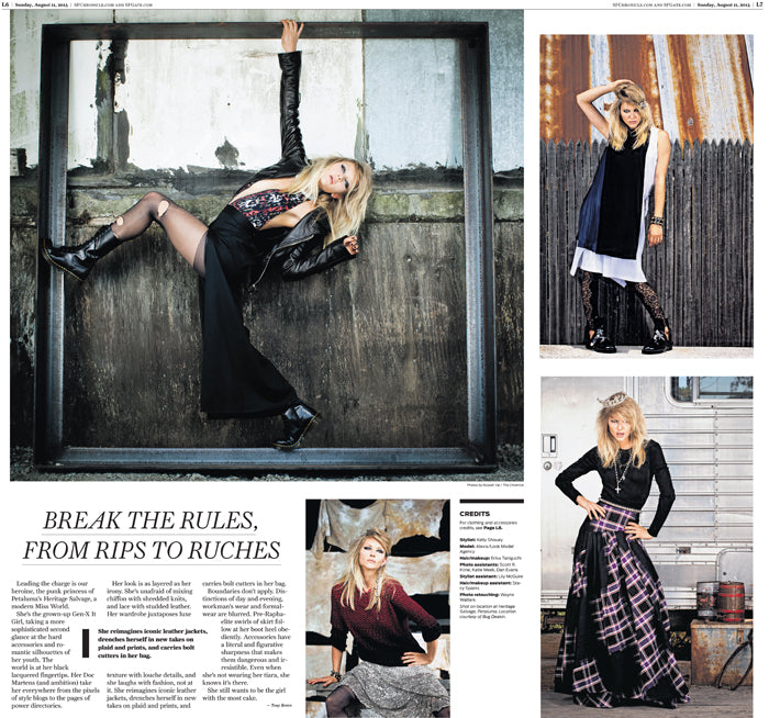 SAN FRANCISCO CHRONICLE AUGUST 2013