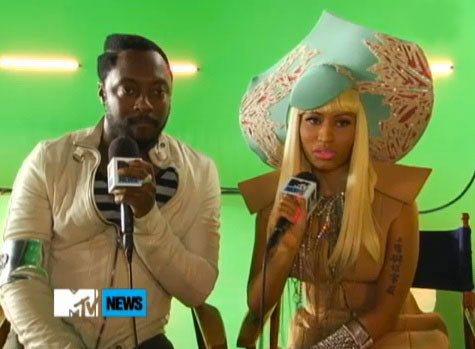 NICKI MINAJ & WILL.I.AM "CHECK IT OUT" VIDEO SEPTEMBER 2010